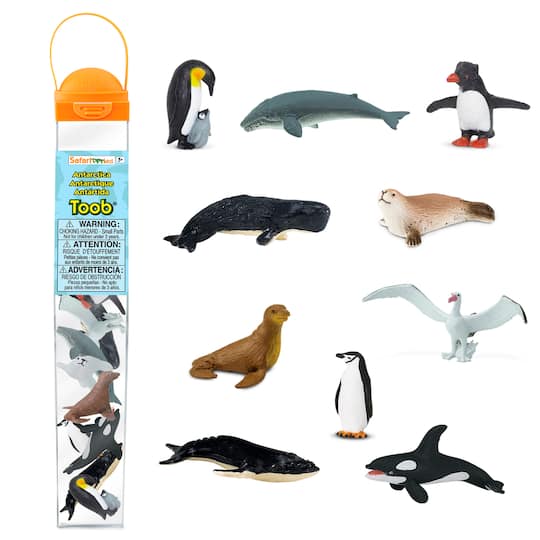 Safari Ltd. Toobs Antarctica Toob Toy Assorted 10 pc